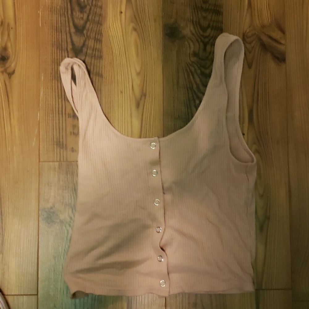 I pink tank top